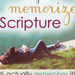 We need to be memorizing Scripture for those moments of fear, anxiety, bitterness, anger, uncertainty and more! Learn to hide God's Word in your heart with this technique that will help you to memorize Scripture & actually remember it!