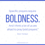 Daily prayer is downright powerful. Prayer makes such a difference in our lives. Discover what to do when you're ready to start praying powerful prayers. #prayers #prayingpowerfulprayers