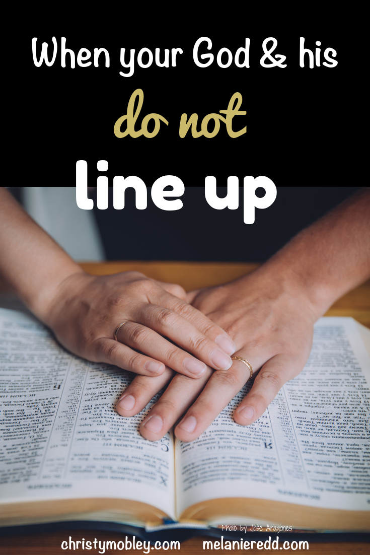 When Your God and His Don't Line Up #unequallyyoked #marriage #relationships