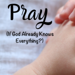 So, why do we pray? God knows everything already anyway. Is it really needed and necessary? This article answers the question - why do you & I need to pray? (And, there's a free printable.) #pray #whypray #prayer