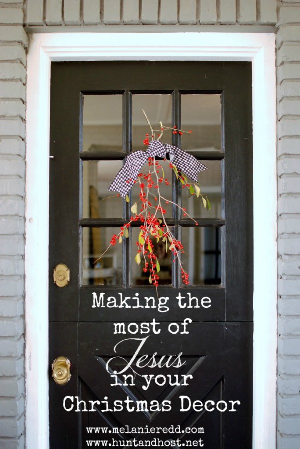 Santa Claus, reindeer, angels, elves, bells, bows, ribbons, and tulle. The season overflows with a million themes to decorate your home for Christmas. But what if this year you really want to hone in on the true meaning of Christmas? Find out how to make the most of Jesus in your Christmas decorations this year.