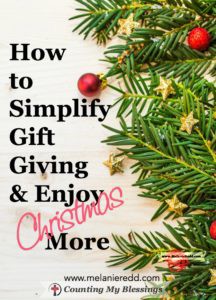 Choosing the perfect gifts at Christmas can be a real challenge. What should you give, how much should you spend, how many gifts should you give? This article gives you the most wonderful way to simplify your gift giving and enjoy Christmas more. Why not drop by for a visit?