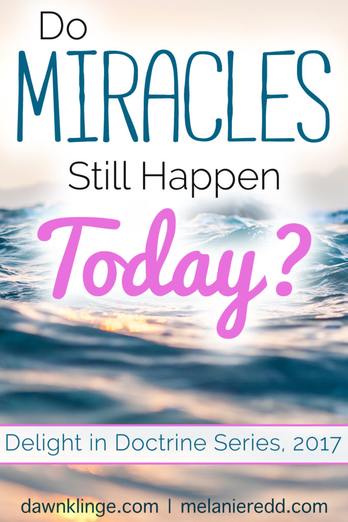 What are miracles? Do they still happen today? Should we expect to see and experience miracles like the people did in Bible days? That's what we are talking about on the blog today. Why not stop by for scripture, reason, wisdom, and clarity? 