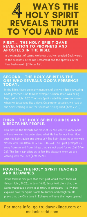 4 ways the Holy Spirit reveals truth to you and me