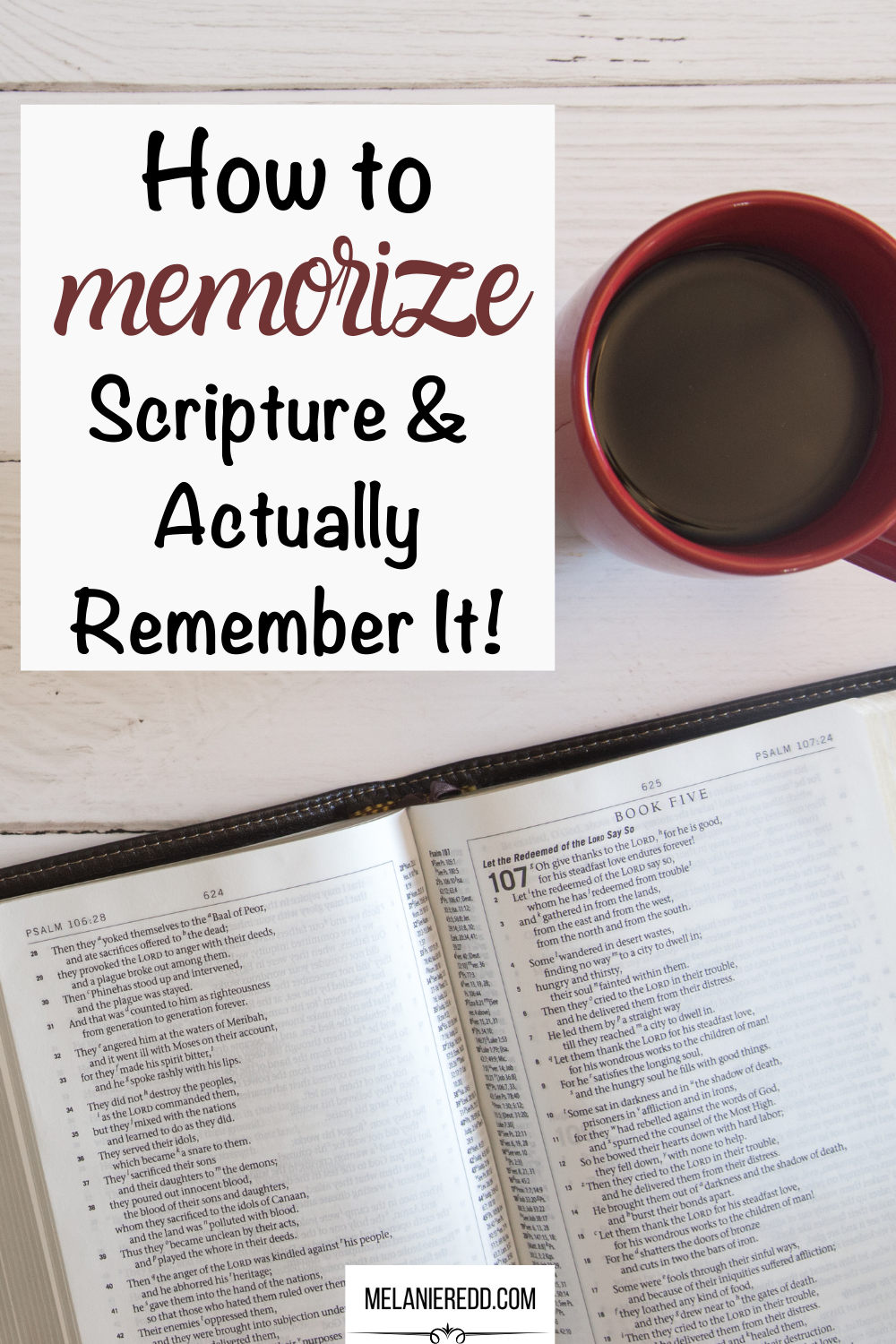 How can we commit more Bible verses to memory? Here are some practical suggestions to how to memorize scripture & actually remember it!