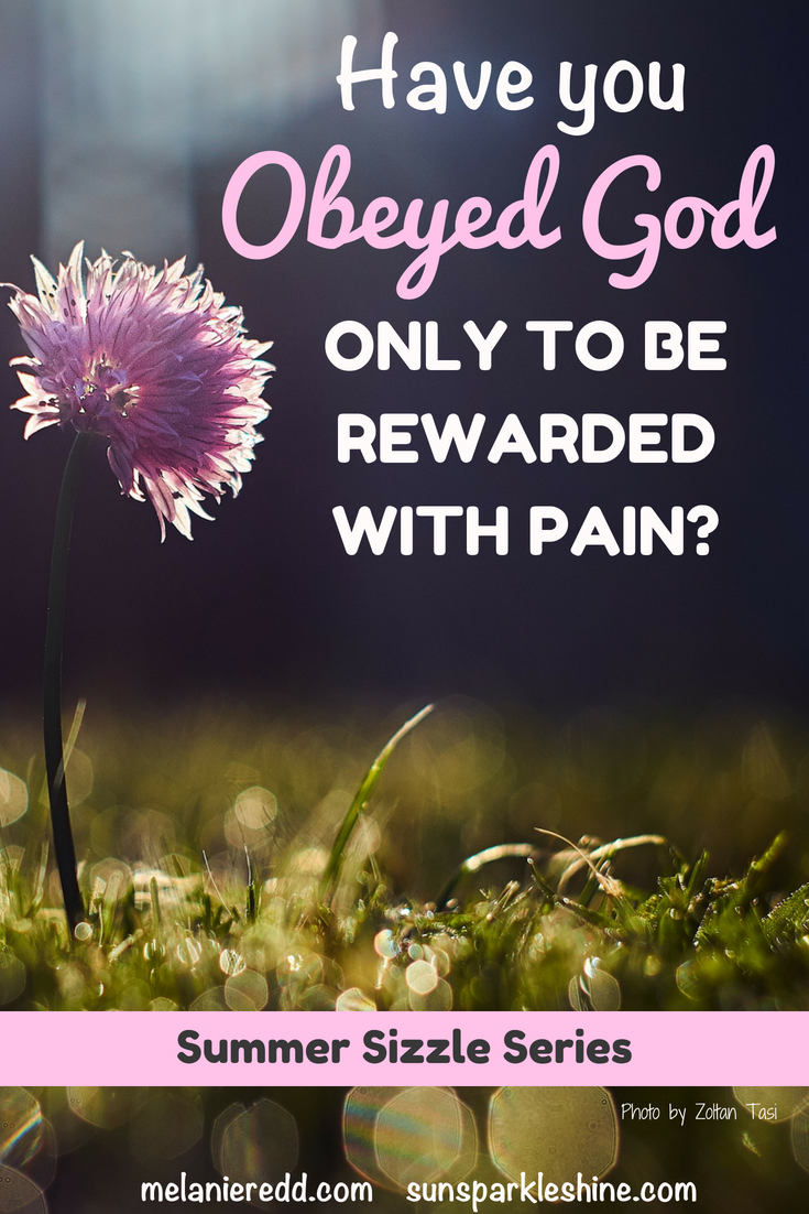 Have you obeyed God only to be rewarded with pain? You've done the right thing, the thing God called you to do, and it blew up in your face? Sometimes life is tough and hard to explain. Sometimes things just don't make sense. That's what today's post is all about. #pain #challenges #obedience #trustingGod