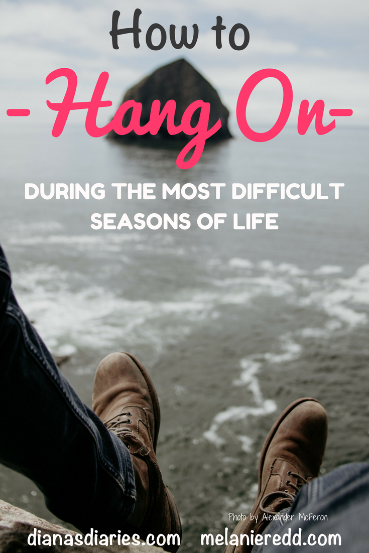 Do you ever find yourself in a tough season? Dealing with anxiety or loneliness or grief or great disappointment. What can you do? Find out How to hang on during the most difficult seasons of life. #difficult #seasonsoflife #scripture