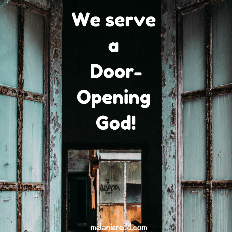 How to Survive All of the Open and Closed Doors in life Melanie Redd