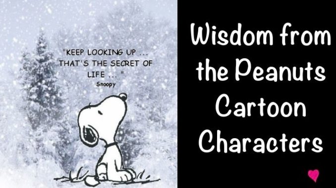 We love these cartoons, but did we realize how much wisdom was woven into each one? Enjoy the wisdom of the Peanuts Cartoon characters.