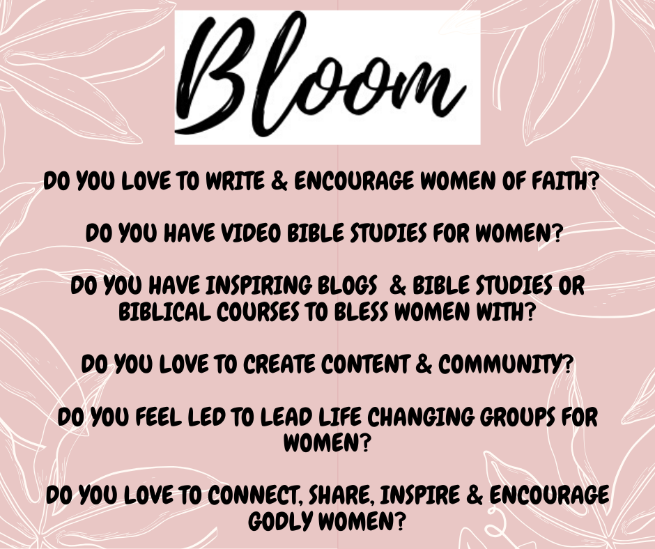 As Women, we need Community. A place we belong, are encouraged and supported. Find out where you can find online community for women. Discover Bloom.