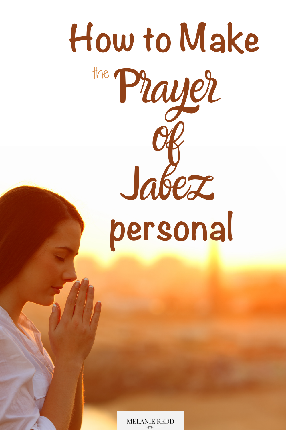 There are some wonderful models of prayer in the Bible. We can take them and pray them. Here is how to make the Prayer of Jabez personal.