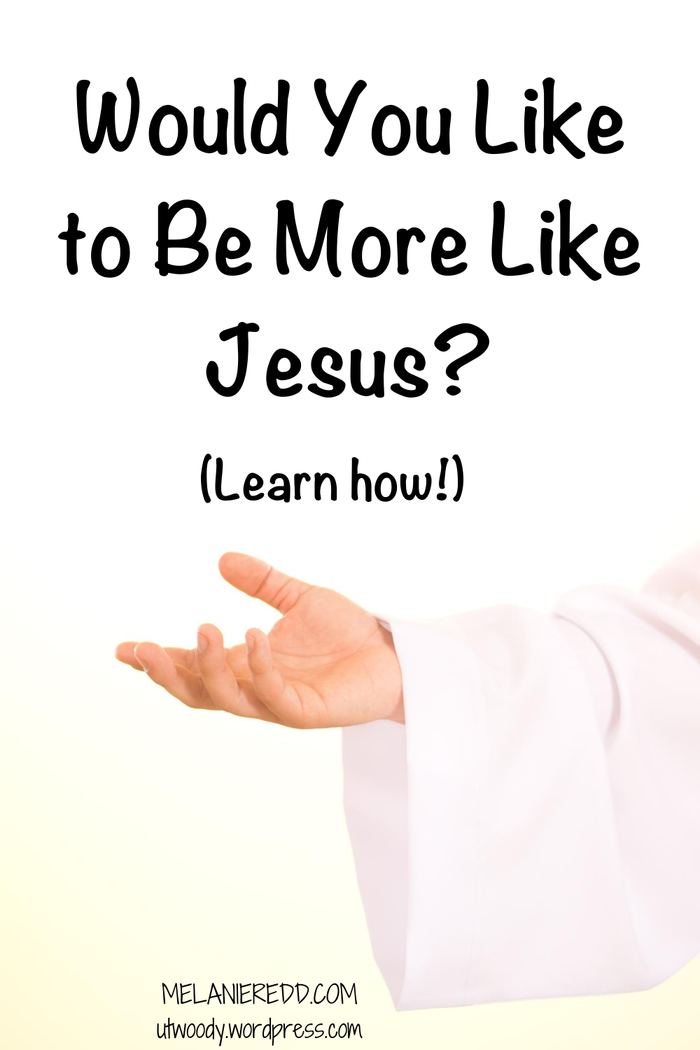 Who is your role model? Mentor? What if it was the Son of God? What if you were try to model His behavior? Would you like to be more like Jesus? Learn how in this new post. #morelikeJesus #Jesus #followGod #belikeJes