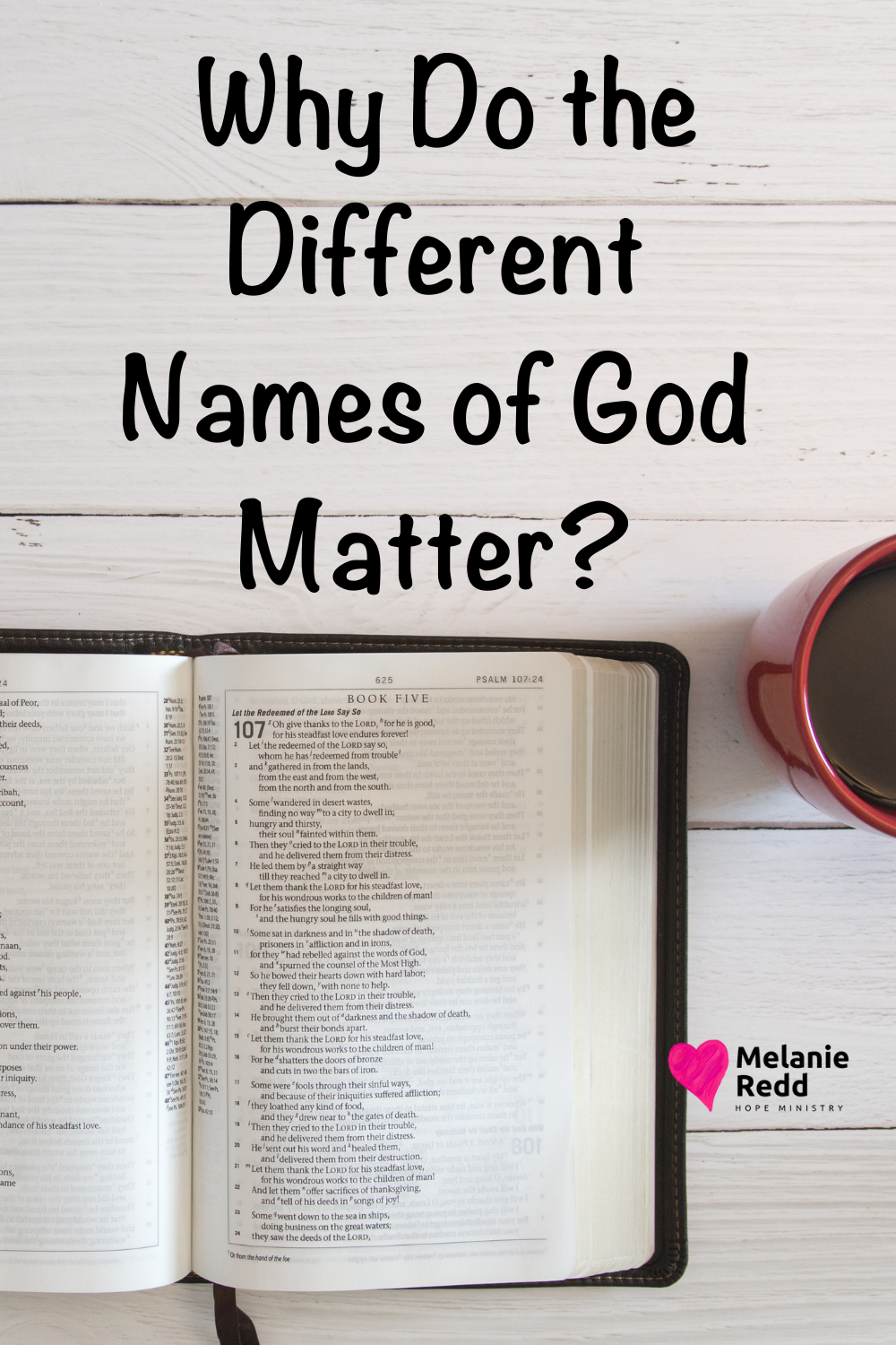 Did you know that there are 100’s of names for God in the Bible? We call him Lord, Shepherd, the Gardener, Almighty, Creator, and Father—just to name a few. Why do the different names of God matter? Drop by today and discover more about God’s names… #namesofgod #godsnames #differentnamesofgod #thename