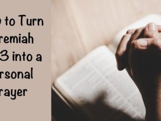 Do you ever find yourself wishing for more wisdom & understanding? Learn how to turn the Bible verse Jeremiah 33:3 into a personal prayer.