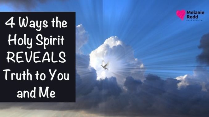 We want to know the truth and know God's will, don't we? Here are 4 ways the Holy Spirit reveals truth to you and me.