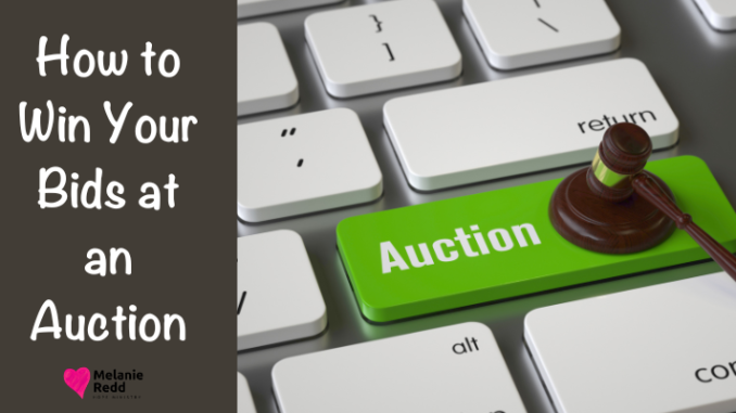Auctions and online bidding for items can be both fun & rewarding. Learn these tips for how to win your bids at auction.