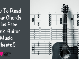This free guitar lesson will teach you how to read guitar chords. Plus, you'll get a link to download blank guitar sheet music.